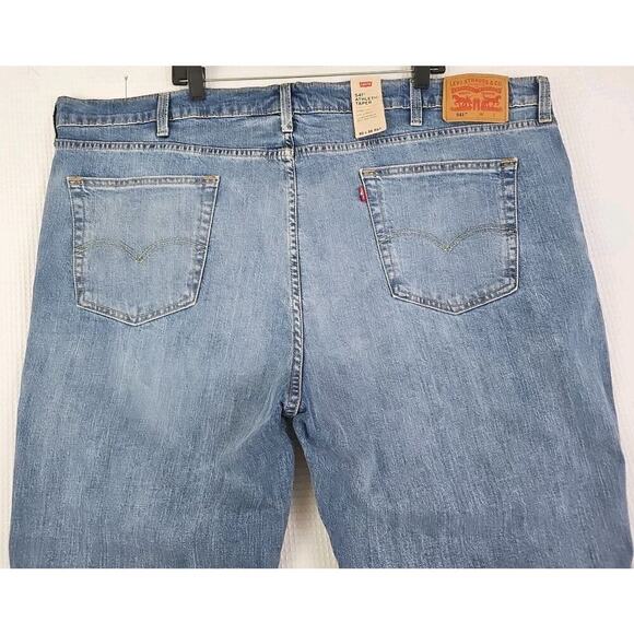 Levi’s 541 ~Men's 50×32~ Blue Denim Athletic Taper Jeans Stretch NWT. - Picture 12 of 16